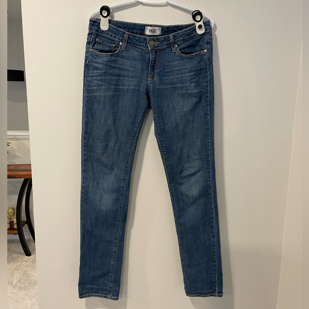 PAIGE Jimmy Jimmy Mid-Rise Skinny Jeans EUC